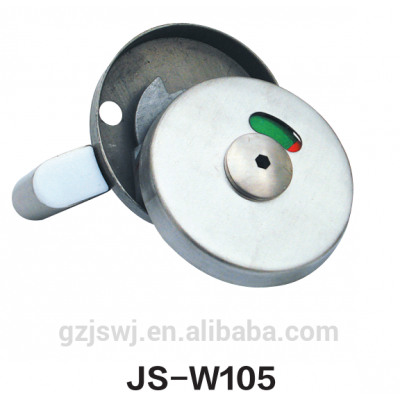 Plastic Toilet door lock stainless steel toilet door lock