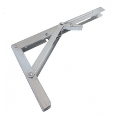 Stainless steel 304 right angle folding bracket cabinet shelf support